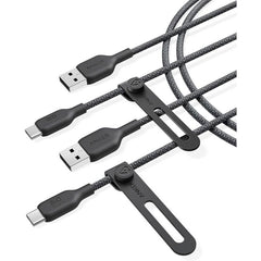 Anker USB-C & USB-A ケーブル (高耐久ナイロン) 1.8m 2本セット