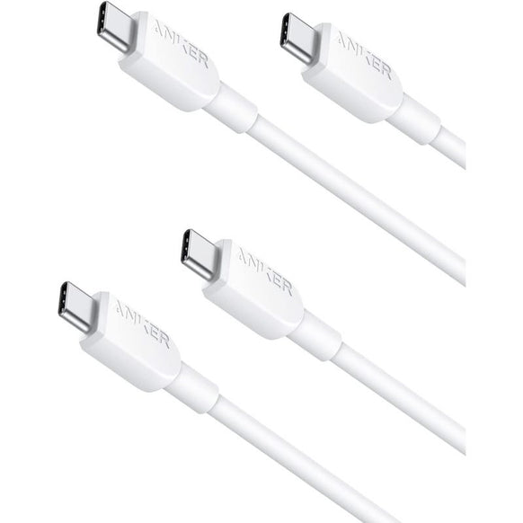 Anker 310 USB-C & USB-C ケーブル ホワイト 2本セット