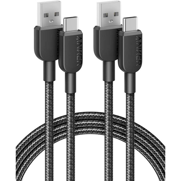 Anker 310 高耐久ナイロン USB-C & USB-A ケーブル 2本セット