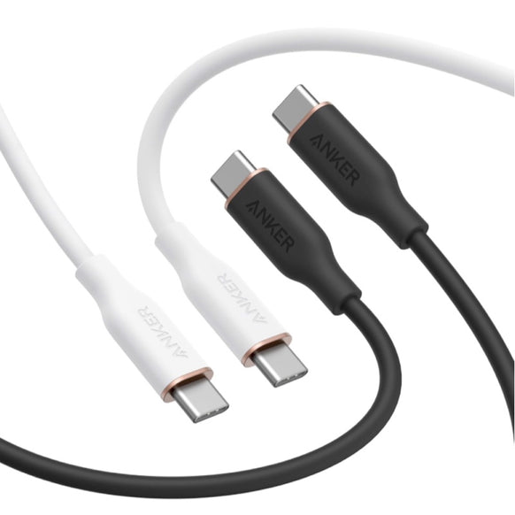 Anker PowerLine III Flow USB-C & USB-C ケーブル 1.8m 2本セット