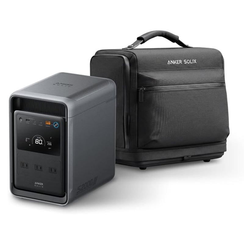 Anker Solix S2000 Portable Power Station with Anker Solix S2000