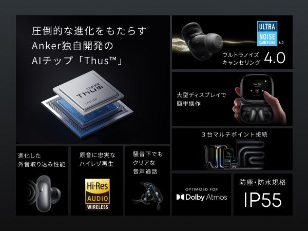 Soundcore Liberty 5 Pro Max | ワイヤレスイヤホンの製品情報 | Anker