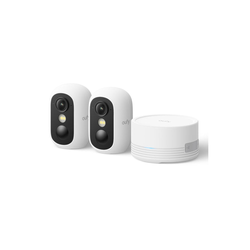 その他 Anker Eufy Base S380 + eufyCam S330 Anker eufy S330 2-Cam Kit 4K Outdoor Wireless Camera with Solar