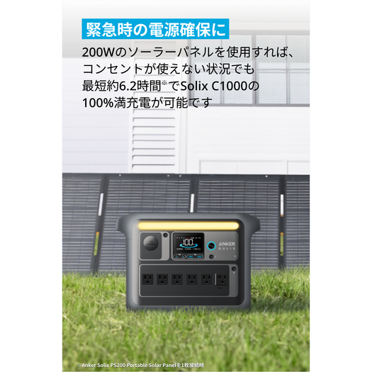 Anker Solix PS200 Portable Solar Panel | ソーラーパネルの Anker Solix PS200 Portable Solar Panel | ソーラーパネルの