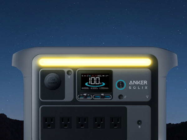 大型のLEDライト搭載