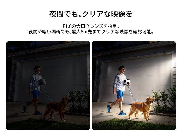 鮮明な夜間撮影