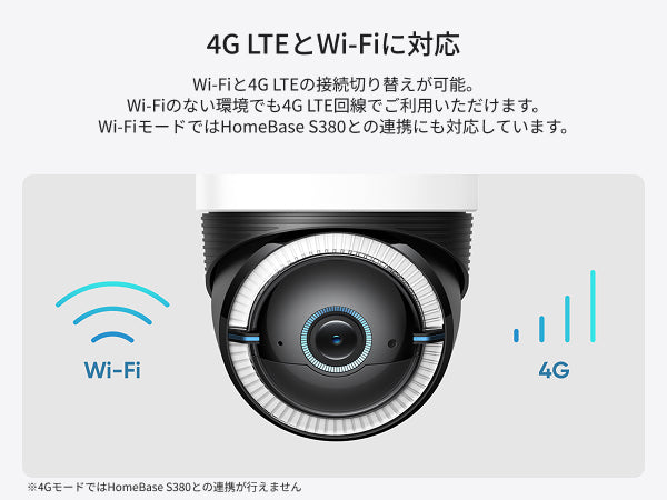 Anker eufy ユーフィ 4G LTE Cam S330　Wi-Fi不要 Eufy（Anker） Anker eufy (ユーフィ) 4G LTE Cam S330 (屋外用防犯