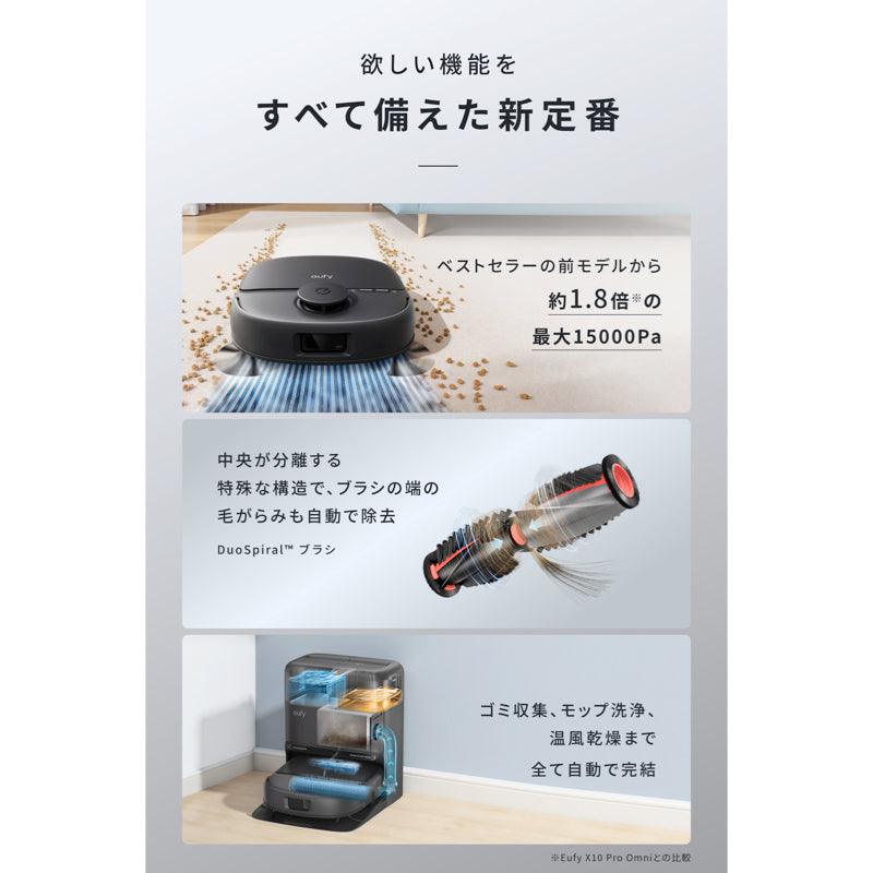 Eufy Robot Vacuum Omni C28 | ロボット掃除機の製品情報 | Anker