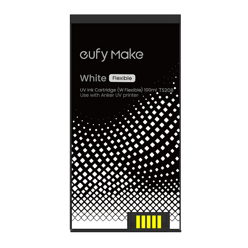 EufyMake UVインク ホワイト2本　グロス2本　ソフトホワイト1本 EufyMake ソフトUVインク(W ホワイト) | UVプリンター / アクセサリー