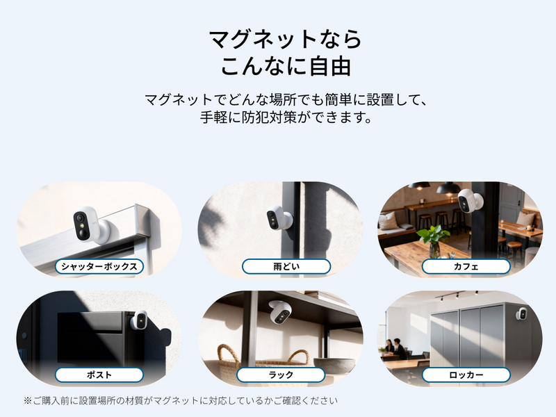 マグネット取り付け