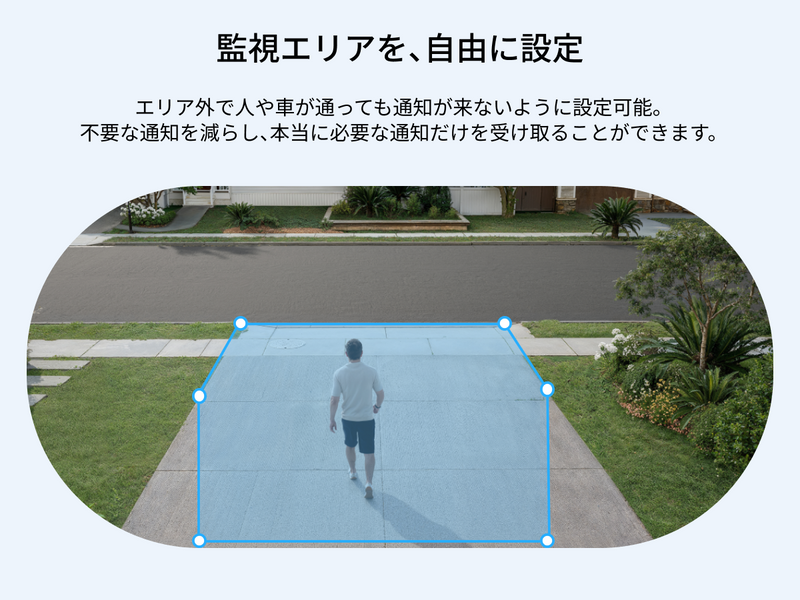 監視エリアを設定
