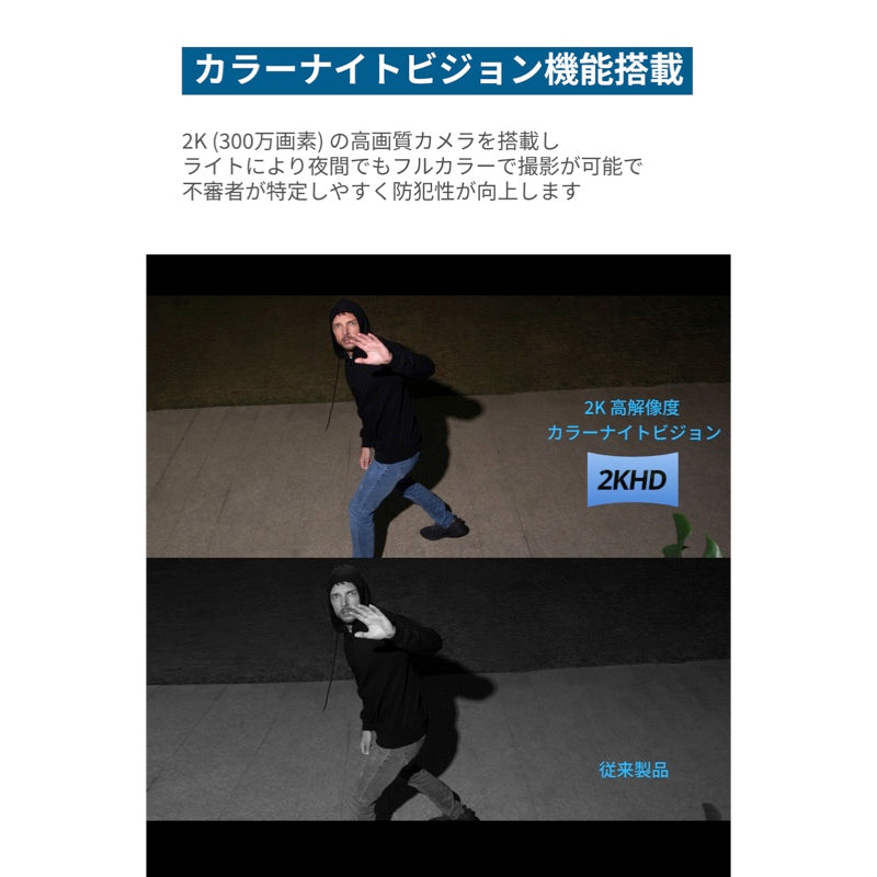 防犯カメラ AnkerEufySolarWallLightCamS120 Eufy Solar Wall Light Cam S120 | 屋外用セキュリティカメラの