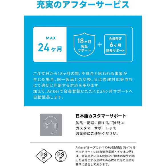 Anker Zolo Power Bank (20000mAh, 30W, Built-In USB-Cケーブル)