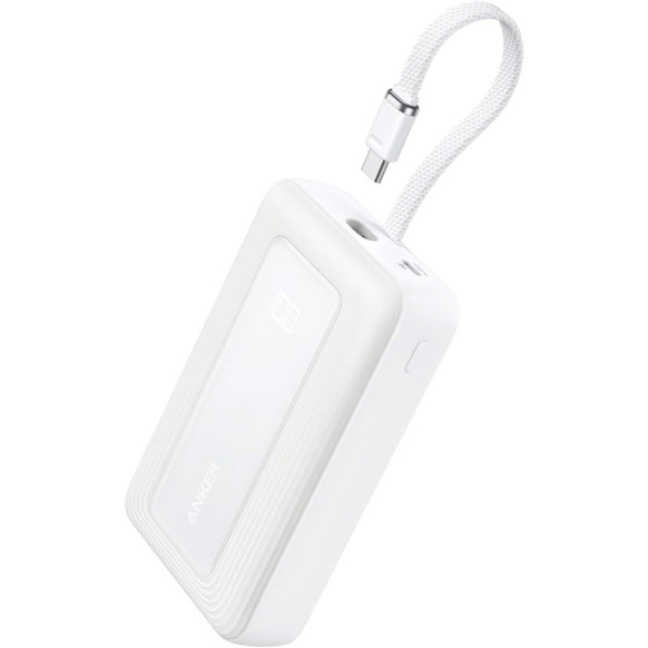 Anker Zolo Power Bank (20000mAh, 30W, Built-In USB-Cケーブル)