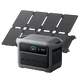 Anker Solix C1000 Gen 2 Portable Power Station  with Anker Solix PS100 Compact Portable Solar Panel