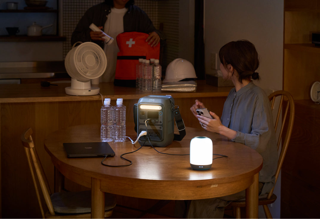 あらゆるシーンでの電源確保を