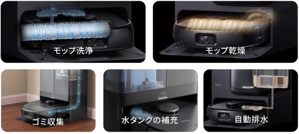 全自動クリーニング機能