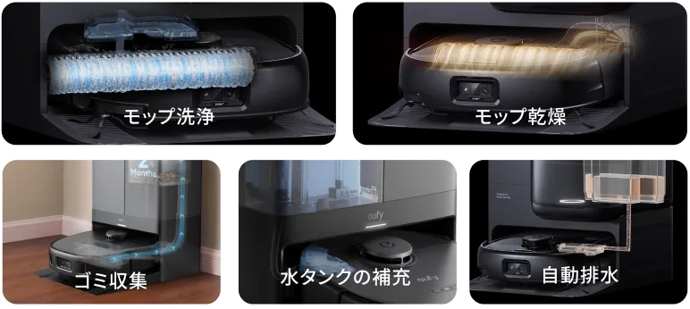 全自動クリーニング機能