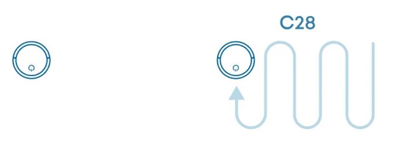 レーザーセンサーで効率的な掃除が可能に