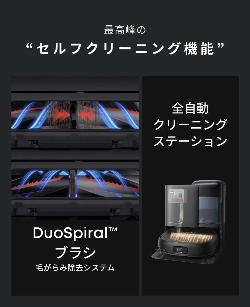 最高峰の“セルフクリーニング機能”