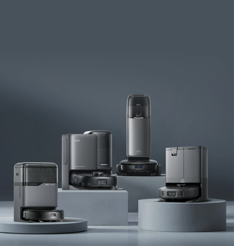 Eufyの全自動クリーニング
              掃除機シリーズ