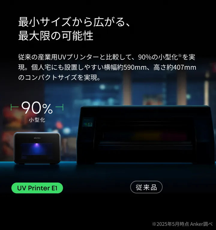 EufyMake UV Printer E1 ベーシックセット