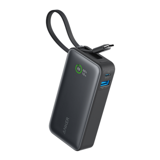Anker Nano Power Bank (30W, Built-In USB-C Cable) black