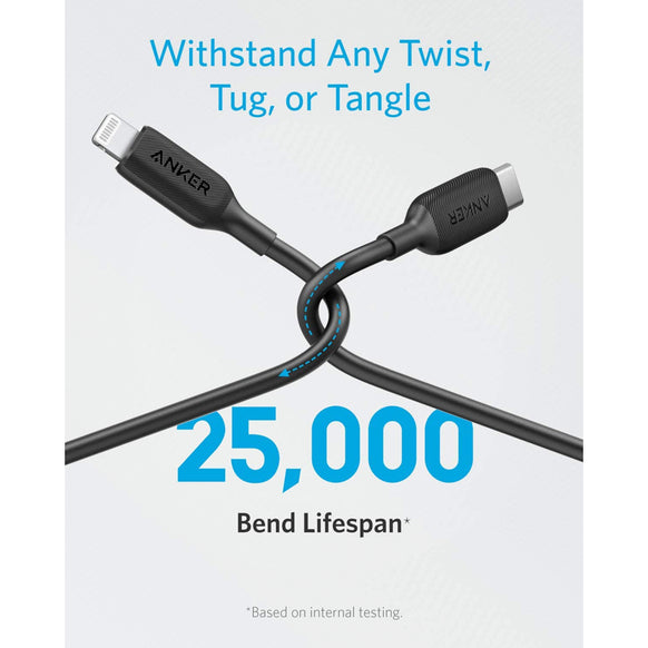 Anker PowerLine III USB-C & ライトニング ケーブル 1.8m