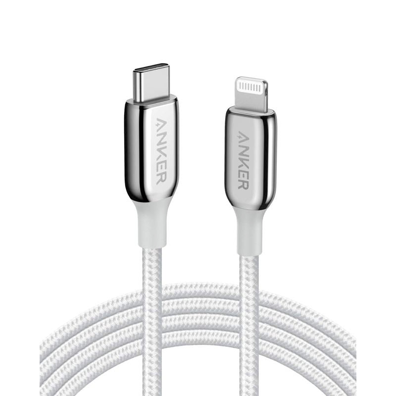 iPhone13 ホワイト 128gb Ankerコード付属 Anker PowerLine+ III USB-C ＆ ライトニングケーブル（1.8m）｜USB-C