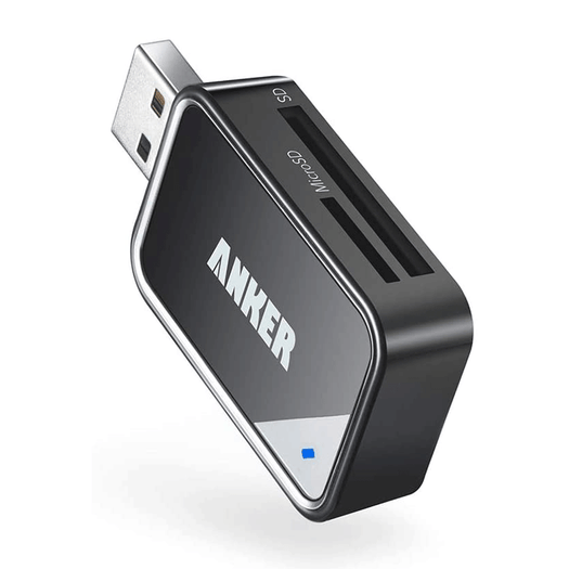 Anker 2-in-1 USB 3.0 ポータブルカードリーダー