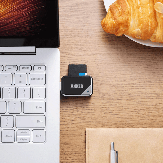 Anker 2-in-1 USB 3.0 ポータブルカードリーダー
