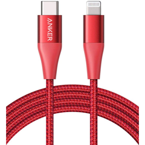 Anker PowerLine+ II USB-C ＆ ライトニング ケーブル 1.8m