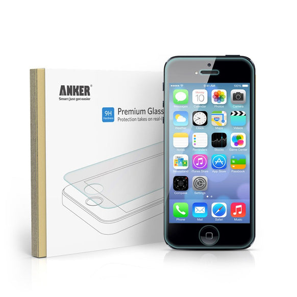 Anker Tempered-Glass Screen Protector for iPhone SE / 5s / 5c / 5