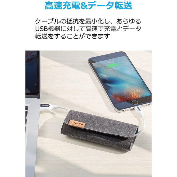 Anker PowerLine+ ライトニングケーブル 0.9m