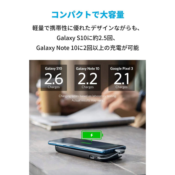 Anker PowerCore+ 10000 with built-in USB-C Cable