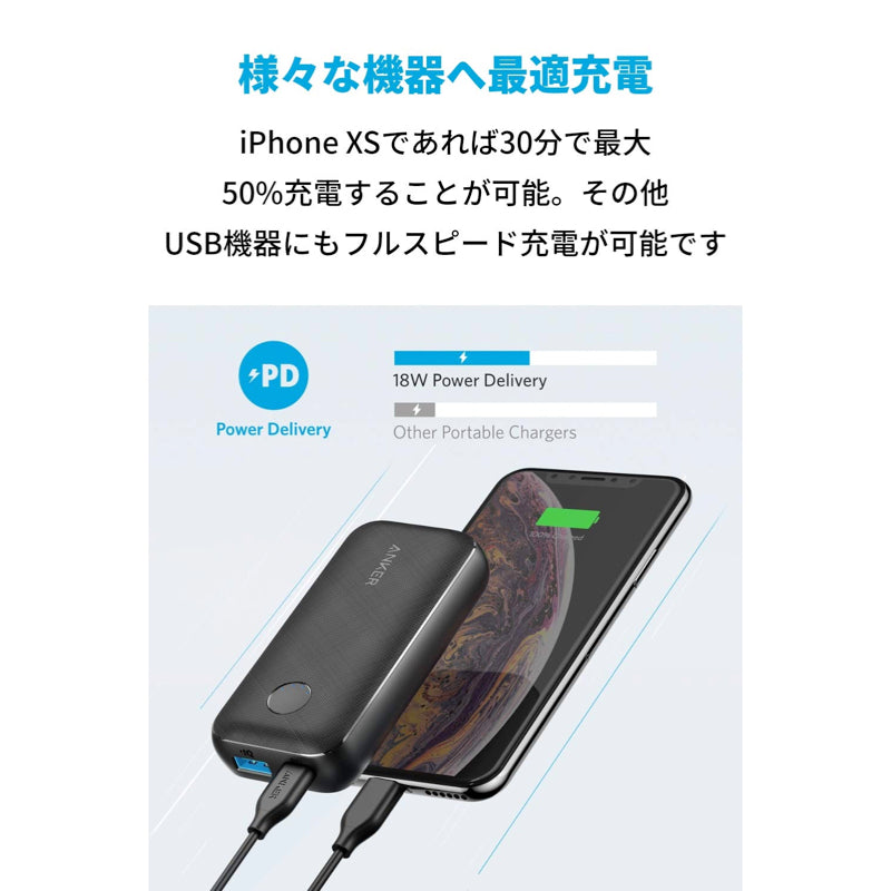 Anker PowerCore 10000 PD Redux｜モバイルバッテリー・充電器の