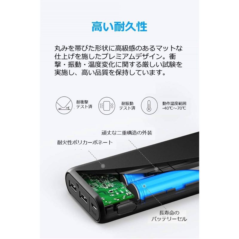 Anker PowerCore 15600 ｜モバイルバッテリー・充電器の製品情報