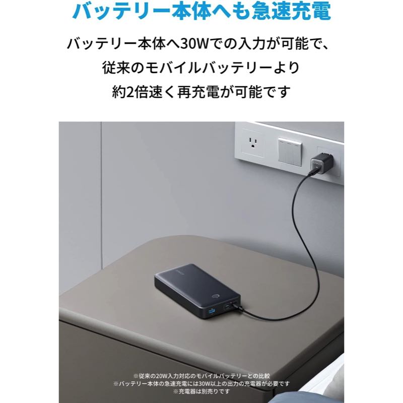 【新品未開封】ANKER 537 Power Bank モバイルバッテリー