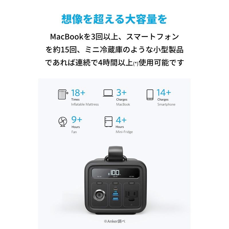 Anker PowerHouse 200｜ポータブル電源の製品情報 – Anker Japan 公式 