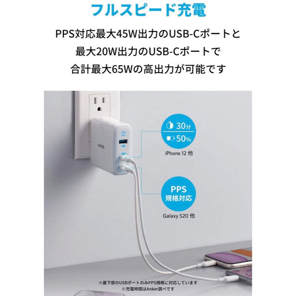 Anker PowerPort III 3-Port 65W Elite