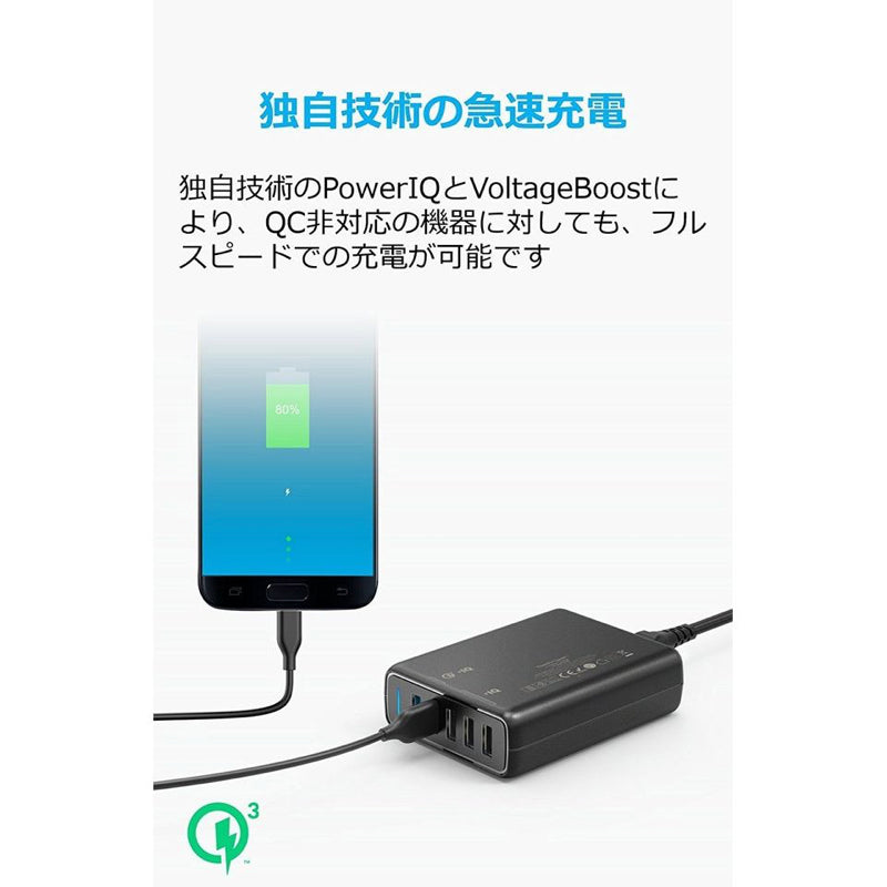 PowerPort Speed 5 Quick Charge 3.0｜急速充電器の製品情報 | Anker