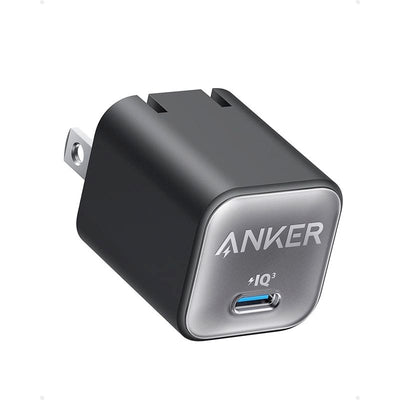 Anker 323 Dual USB USB-C Chargeur Rapide Noir 