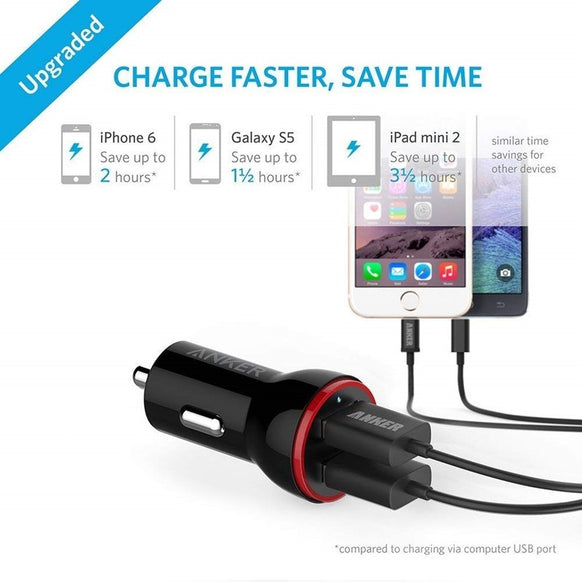 Anker PowerDrive 2 Lite 2ポートUSBカーチャージャー【販売終了】