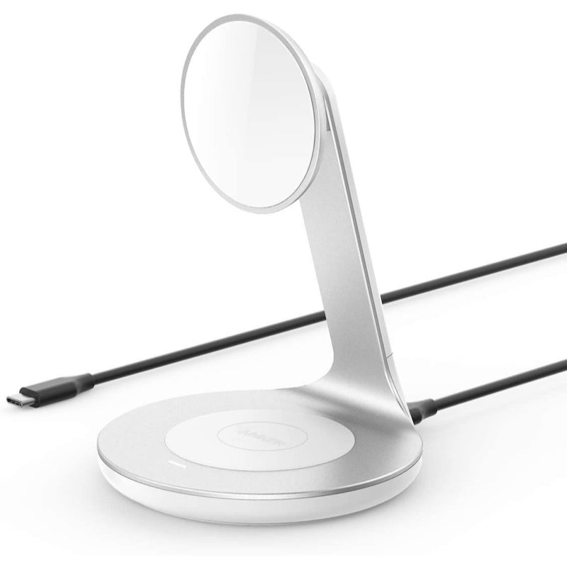 ☆人気商品 Anker PowerWave Magneti 出力 ホワイト 68 Anker PowerWave Magnetic 2-in-1 Stand | 急速充電器・ワイヤレス急速