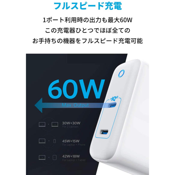 Anker PowerPort III 2-Port 60W