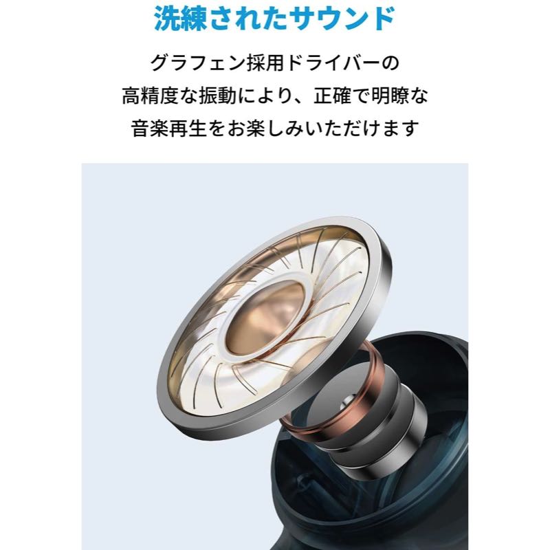 Soundcore Life P2 (トラベルケース付属)｜完全ワイヤレスイヤホンの