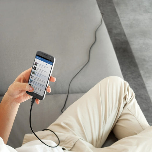 Anker 高耐久ナイロン Micro USB ケーブル 3.0m