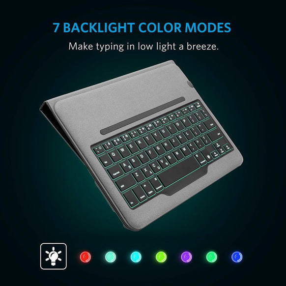 Anker Backlit Bluetooth Keyboard Case for iPad Air 2