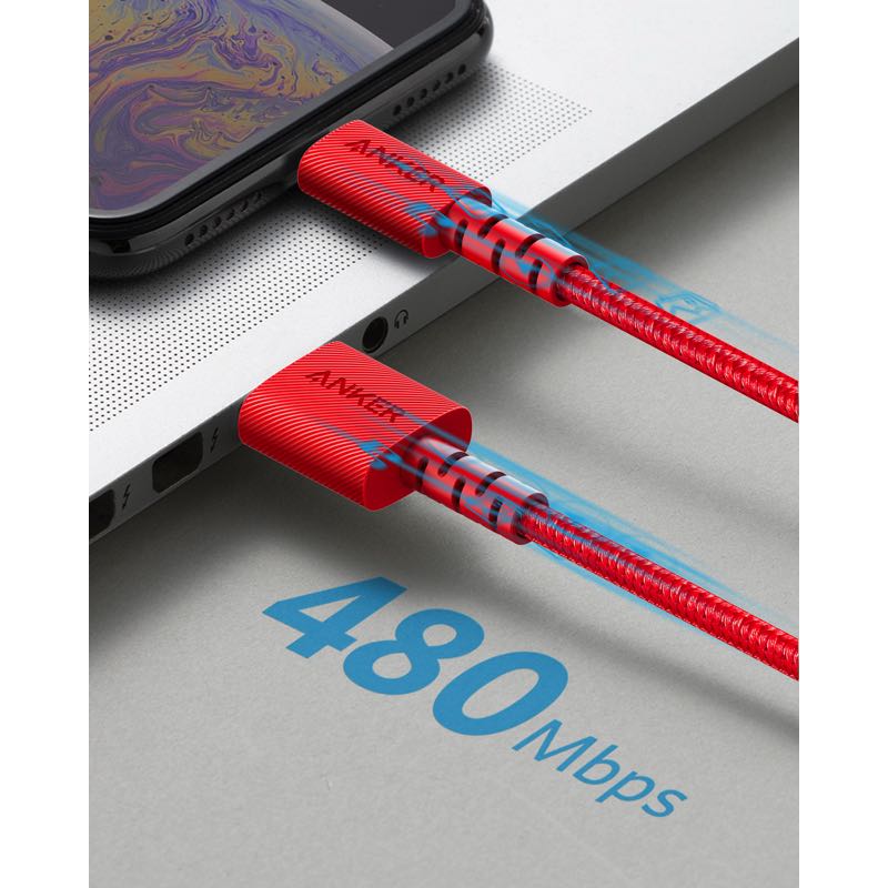 リクエスト品 PowerLine Select+ USB-C & Lightning ケーブル (1.8m) | USB-C