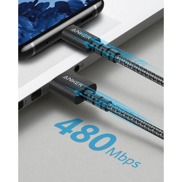 Anker PowerLine Select+ USB-C & USB2.0ケーブル (0.9m)